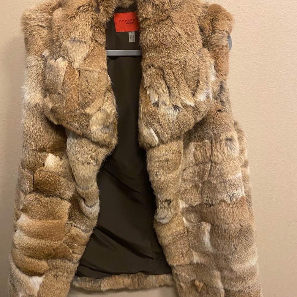 Real Rabbit fur vest - never worn